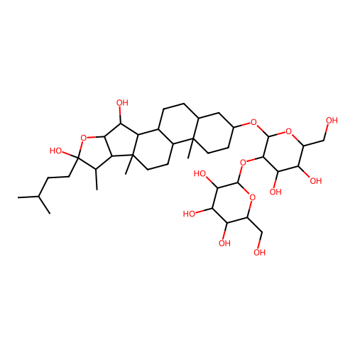 Anemarrhenasaponin II structure