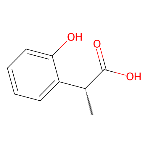 2-(2-Hydroxyphenyl)propanoic acid, (2R)- structure