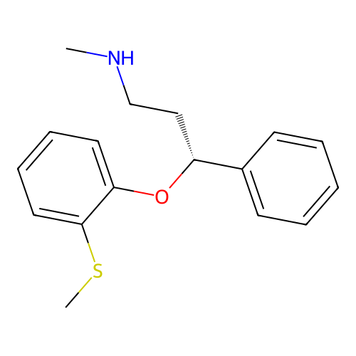 (3R)-N-methyl-3-(2-methylsulfanylphenoxy)-3-phenylpropan-1-amine structure