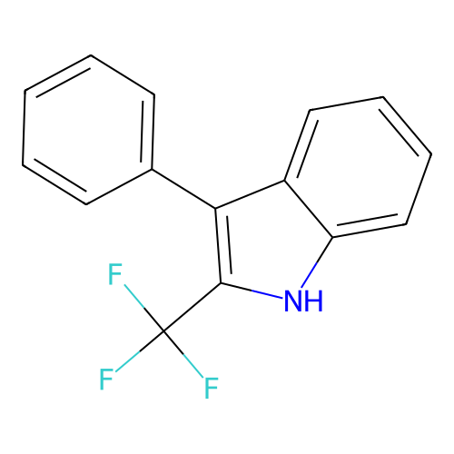 1H-Indole, 3-phenyl-2-(trifluoromethyl)- structure