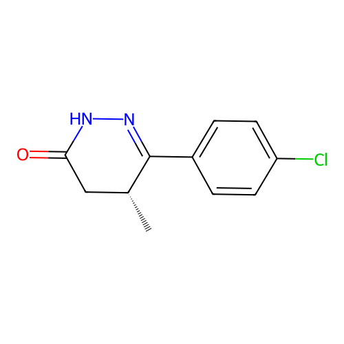 (R)-6-(4-chlorophenyl)-5-methyl-4,5-dihydropyridazin-3(2H)-one structure