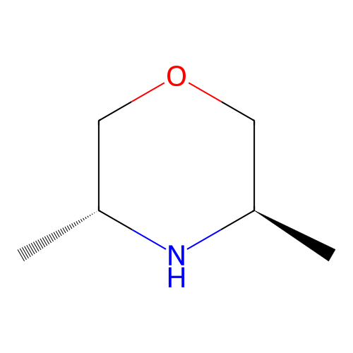 (3R,5R)-3,5-dimethylmorpholine structure