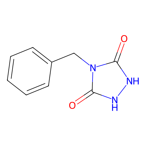 4-Benzyl-1,2,4-triazolidine-3,5-dione structure