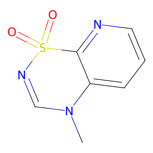 4-Methylpyrido[3,2-e][1,2,4]thiadiazine 1,1-dioxide structure