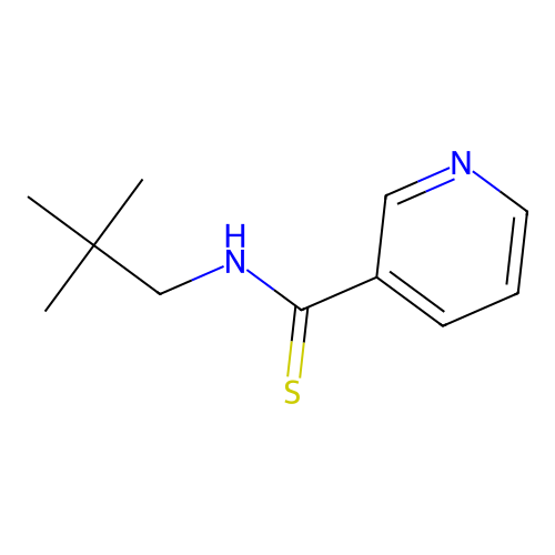 N-(2,2-dimethylpropyl)pyridine-3-carbothioamide structure