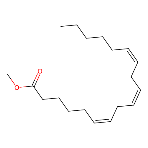 6,9,12-Octadecatrienoic acid, methyl ester, (6Z,9Z,12Z)- structure
