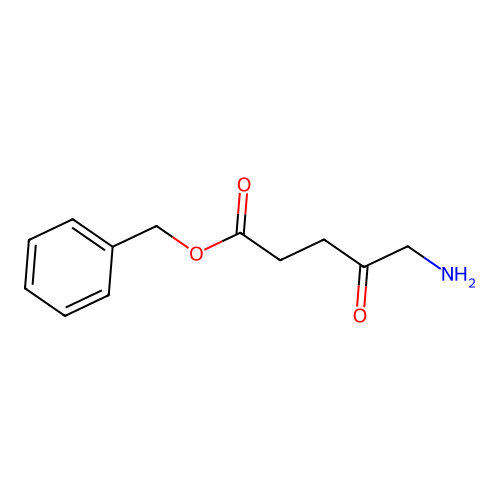 Benzyl 5-amino-4-oxopentanoate structure