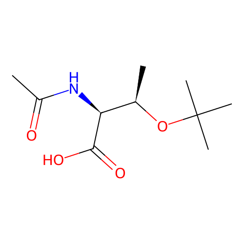 (2S,3R)-2-Acetamido-3-(tert-butoxy)butanoic acid structure