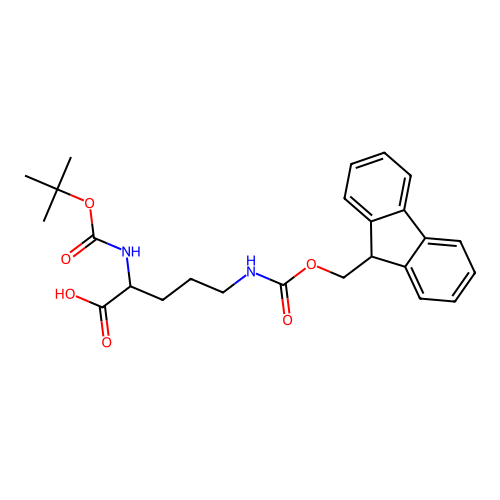 Boc-Orn(Fmoc)-OH structure