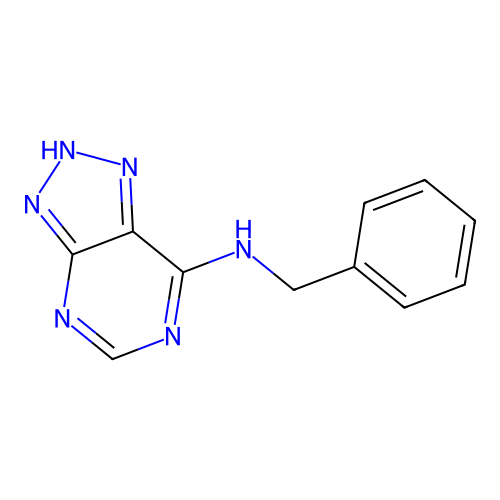 N-benzyl-2H-triazolo[4,5-d]pyrimidin-7-amine structure