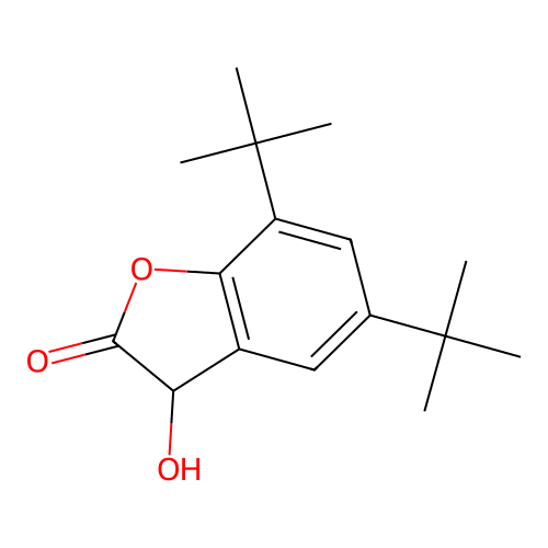 5,7-Di-tert-butyl-3-hydroxy-2-benzofuranone structure