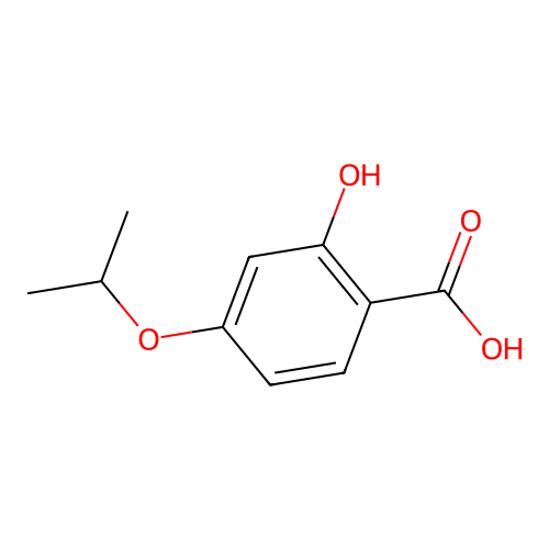 2-Hydroxy-4-isopropoxybenzoic acid structure