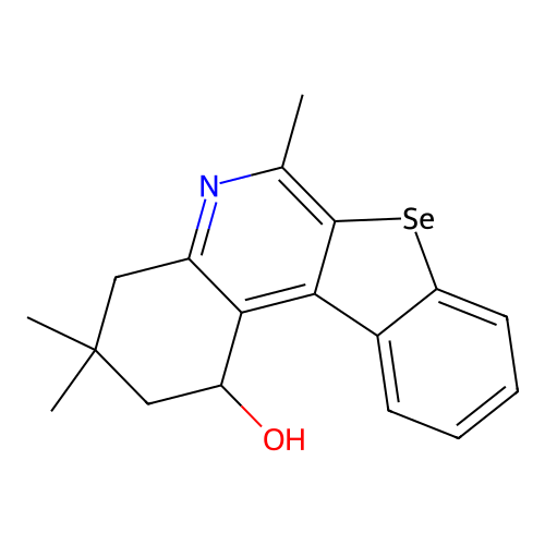 3,3,6-trimethyl-2,4-dihydro-1H-[1]benzoselenolo[2,3-c]quinolin-1-ol structure