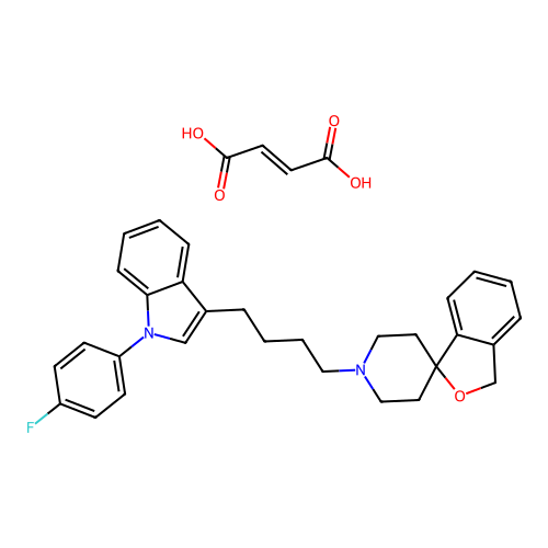 Siramesine Fumarate Salt structure