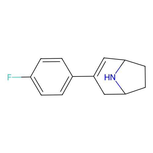 3-(4-Fluorophenyl)-2-nortropene structure