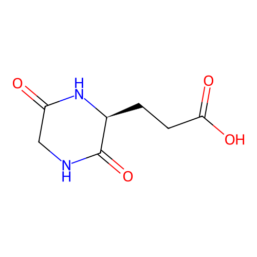 3-[(2S)-3,6-dioxopiperazin-2-yl]propanoic Acid structure