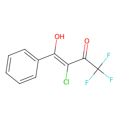 3-Chloro-1,1,1-trifluoro-4-hydroxy-4-phenylbut-3-en-2-one structure