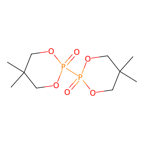 2,2'-Bi-1,3,2-dioxaphosphorinane, 5,5,5',5'-tetramethyl-, 2,2'-dioxide structure