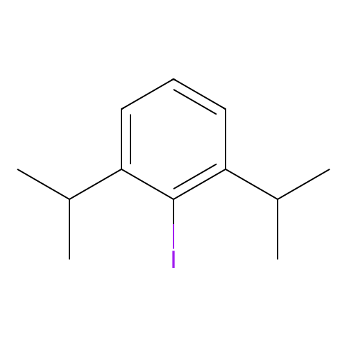 2-Iodo-1,3-diisopropylbenzene structure