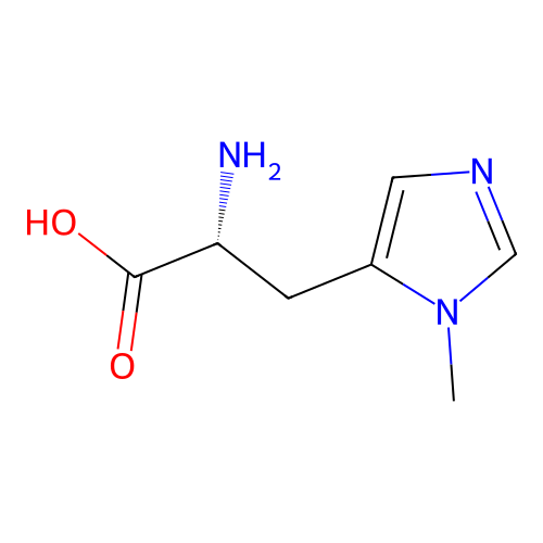 3-Methyl-D-histidine structure