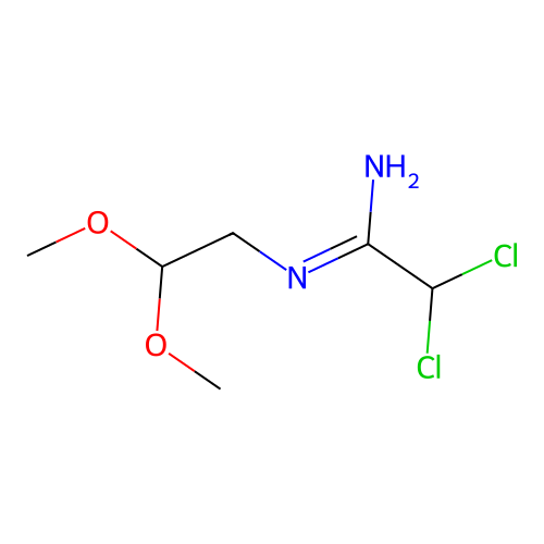 2,2-Dichloro-N-(2,2-dimethoxyethyl)acetimidamide structure