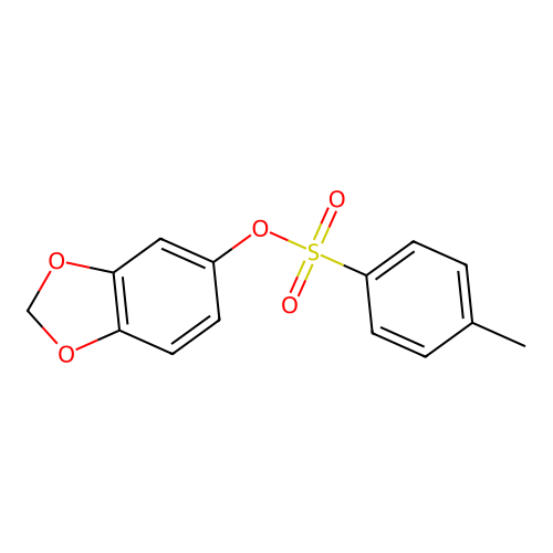 1,3-Benzodioxol-5-yl 4-methylbenzenesulfonate structure