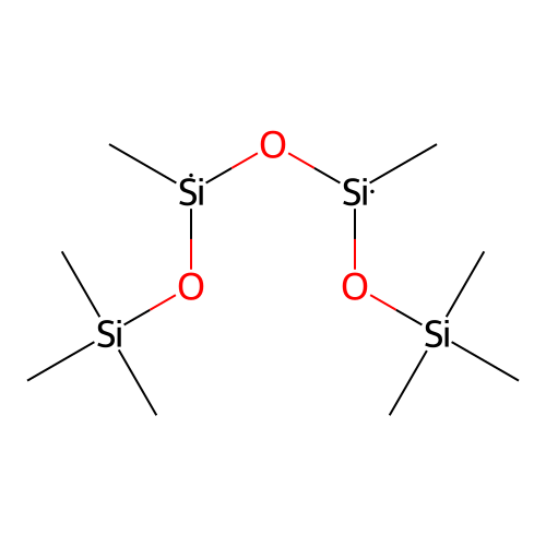 Tetrasiloxane, 1,1,1,3,5,7,7,7-octamethyl- structure
