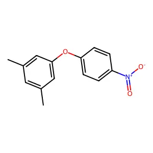 Benzene, 1,3-dimethyl-5-(4-nitrophenoxy)- structure