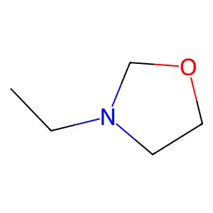 Oxazolidine, 3-ethyl- structure