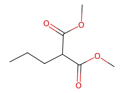 Dimethyl 2-propylmalonate structure