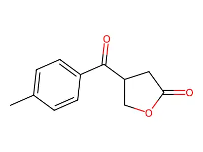 4-(4-Methylbenzoyl)oxolan-2-one structure