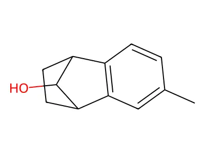 1,4-Methanonaphthalen-9-ol, 1,2,3,4-tetrahydro-6-methyl-, (1alpha,4alpha,9S*)- structure