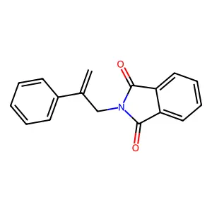 1H-Isoindole-1,3(2H)-dione, 2-(2-phenyl-2-propenyl)- structure