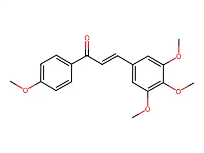 1-(4-Methoxyphenyl)-3-(3,4,5-trimethoxyphenyl)prop-2-en-1-one structure