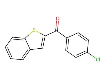 Benzo[b]thien-2-yl(4-chlorophenyl)methanone structure