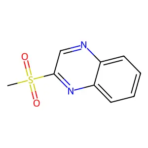 2-(甲磺酰基)喹喔啉 structure