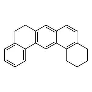 Dibenz(a,j)anthracene, 1,2,3,4,8,9-hexahydro- structure