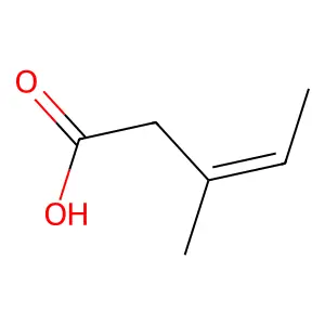 3-甲基戊-3-烯酸 structure
