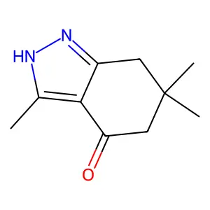 3,6,6-Trimethyl-1,5,6,7-tetrahydro-4H-indazol-4-one structure