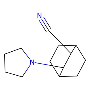 3-(Pyrrolidin-1-yl)bicyclo[2.2.2]octane-2-carbonitrile structure