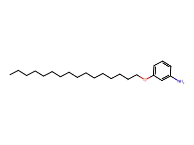 Benzenamine, 3-(hexadecyloxy)- structure