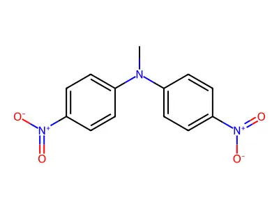 N-methyl-4-nitro-N-(4-nitrophenyl)aniline structure