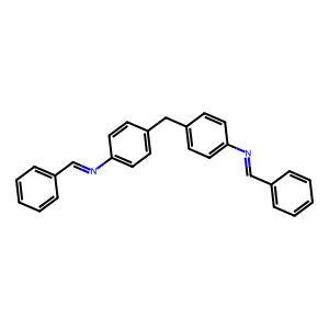 4,4'-Methylenebis(N-benzylideneaniline) structure