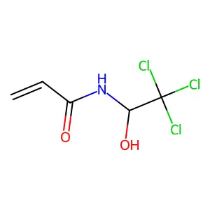 N-(2,2,2-三氯-1-羟基乙基)丙-2-烯酰胺 structure
