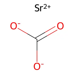 碳酸锶 structure