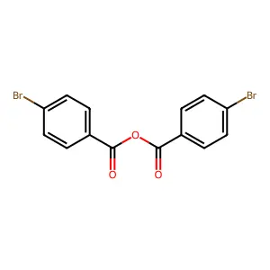 Benzoic acid, 4-bromo-, anhydride with 4-bromobenzoic acid structure