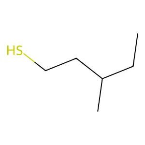 3-Methylpentane-1-thiol structure