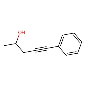 1-Phenyl-1-pentyn-4-ol structure