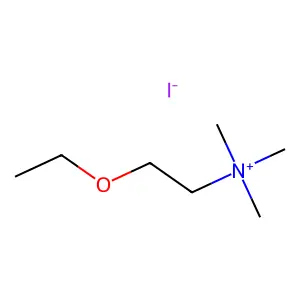 O-乙基胆碱碘 structure