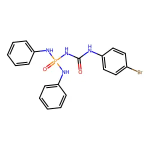 [(4-{[(2-Chloroethyl)(nitroso)carbamoyl]amino}phenyl)sulfanyl]acetic acid structure